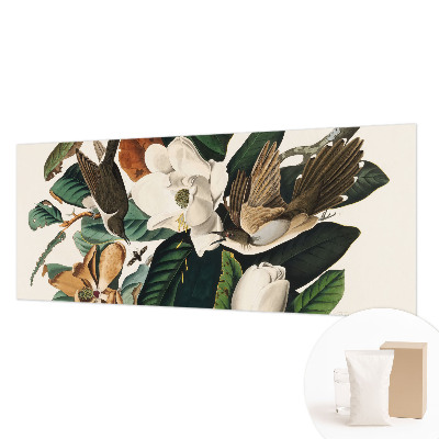 Zidna foto tapeta s motivom ptica i magnolije