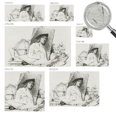 Fototapeta po mjeri Umjetnički portret