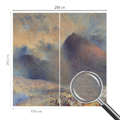 Zidna dekoracija fototapeta s motivom planinskog krajolika