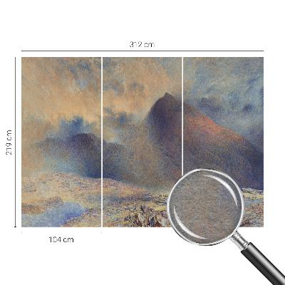 Zidna dekoracija fototapeta s motivom planinskog krajolika