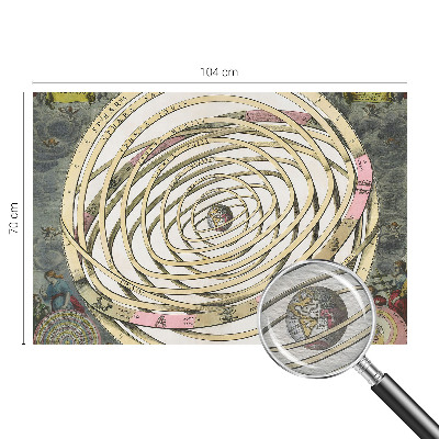 Fototapeta za dnevni boravak s motivom kozmičke spirale