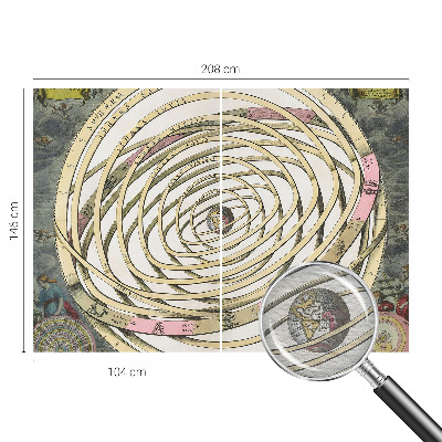 Fototapeta za dnevni boravak s motivom kozmičke spirale
