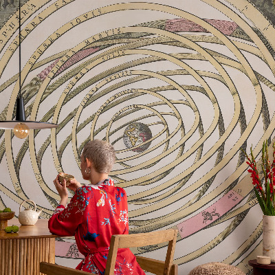 Fototapeta za dnevni boravak s motivom kozmičke spirale