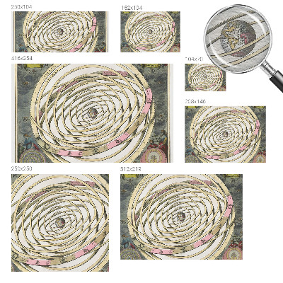 Fototapeta za dnevni boravak s motivom kozmičke spirale