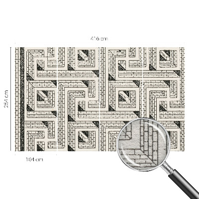 Premium fototapeta Labirint od cigle