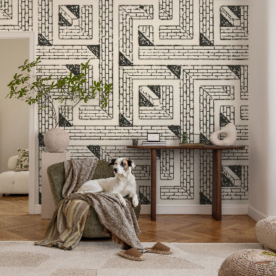 Premium fototapeta Labirint od cigle
