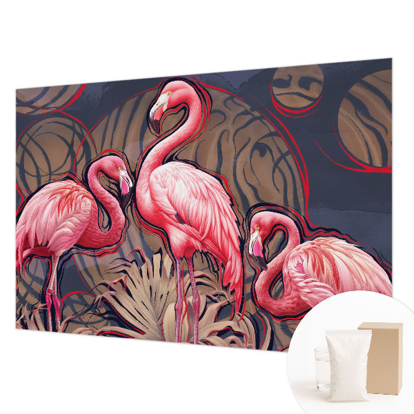 Vlies fototapeta Ružičasti flamingosi