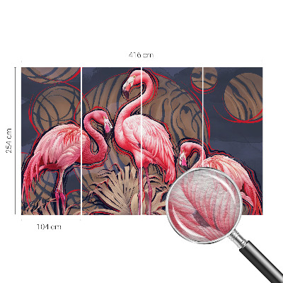 Vlies fototapeta Ružičasti flamingosi