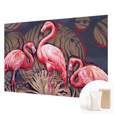 Vlies fototapeta Ružičasti flamingosi