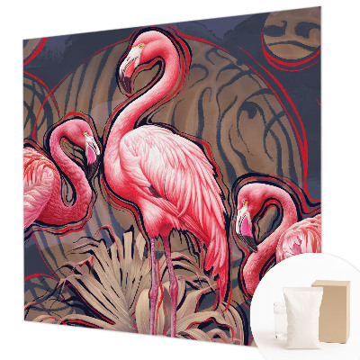 Vlies fototapeta Ružičasti flamingosi