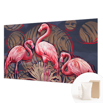 Vlies fototapeta Ružičasti flamingosi