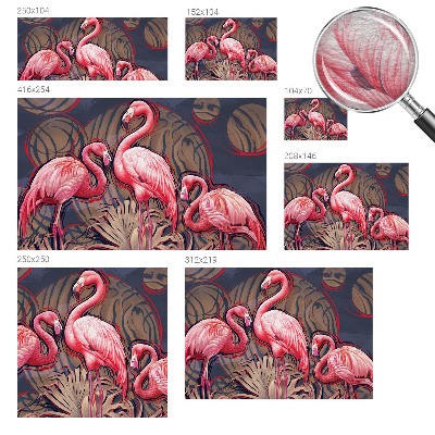 Vlies fototapeta Ružičasti flamingosi