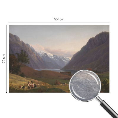 Fototapeta za dnevni boravak s motivom planinske panorame