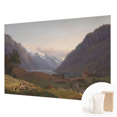 Fototapeta za dnevni boravak s motivom planinske panorame