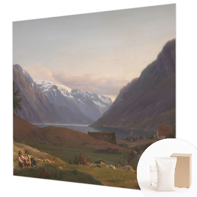Fototapeta za dnevni boravak s motivom planinske panorame