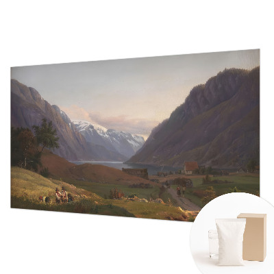 Fototapeta za dnevni boravak s motivom planinske panorame