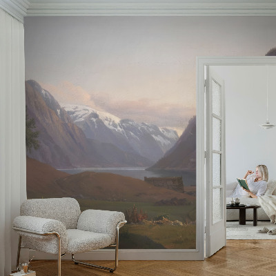 Fototapeta za dnevni boravak s motivom planinske panorame