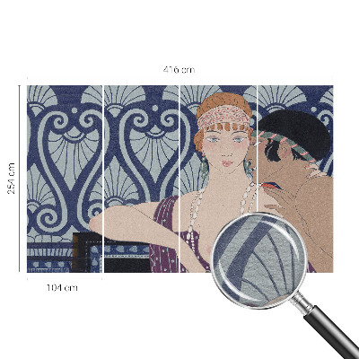 Fototapeta s tiskom Umjetnički par