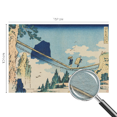 Zidna fototapeta od flisa s motivom planinskog mosta
