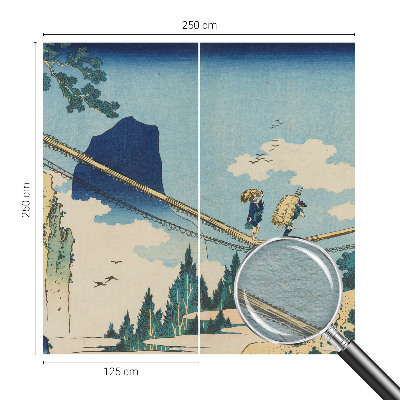 Zidna fototapeta od flisa s motivom planinskog mosta