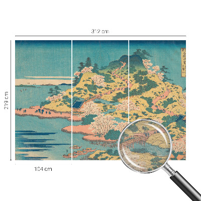 Zidna foto tapeta s motivom japanskog krajolika