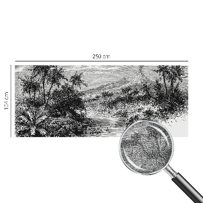 Zidna dekoracija fototapeta Egzotična panorama