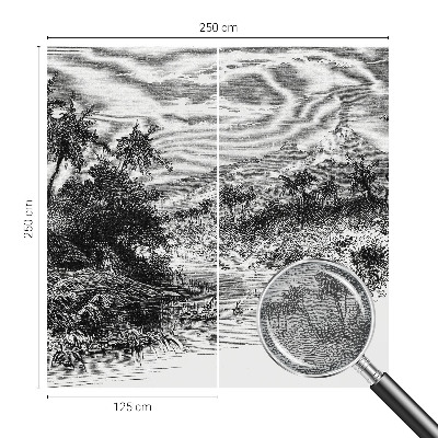 Zidna dekoracija fototapeta Egzotična panorama