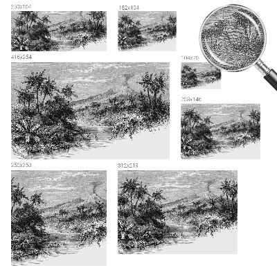 Zidna dekoracija fototapeta Egzotična panorama
