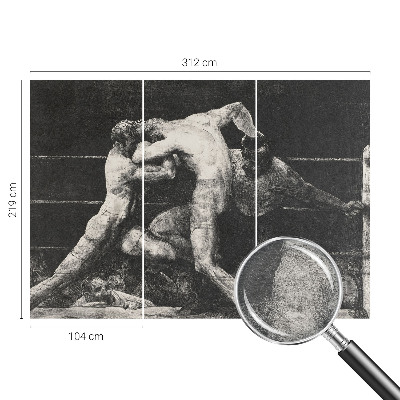 Fototapeta za spavaću sobu Dvoboj boksača