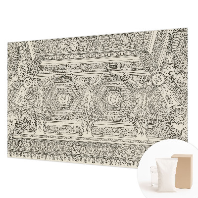 Premium fototapeta s klasičnim ukrasnim motivom
