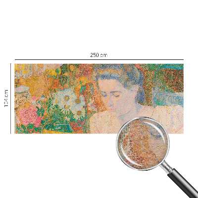 Zidna fototapeta od flisa Cvjetni portret