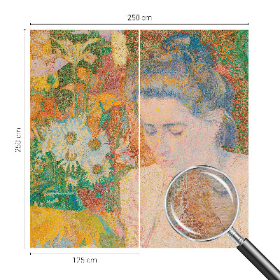 Zidna fototapeta od flisa Cvjetni portret