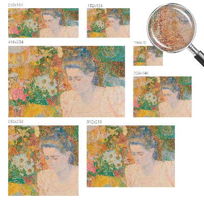 Zidna fototapeta od flisa Cvjetni portret