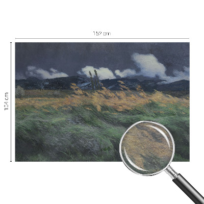 Foto tapeta za spavaću sobu Pokošene trave