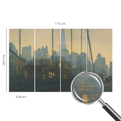 Vlies fototapeta za dječju sobu Večernja panorama