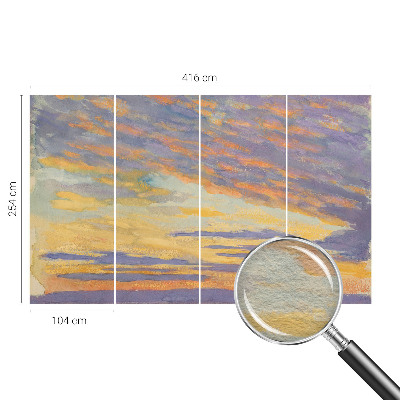 Zidna fototapeta od flisa Pastelno nebo