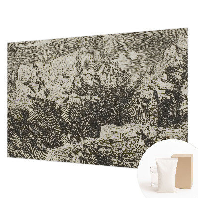 Zidna foto tapeta s motivom planinskog krajolika