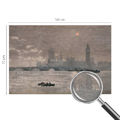 Vlies fototapeta za dječju sobu Noćna panorama