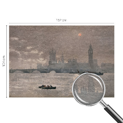 Vlies fototapeta za dječju sobu Noćna panorama