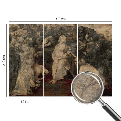 Zidna fototapeta od flisa Duhovni susret