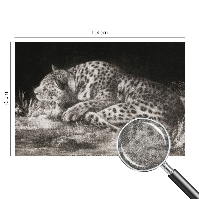 Foto tapeta za zid Leopard se odmara