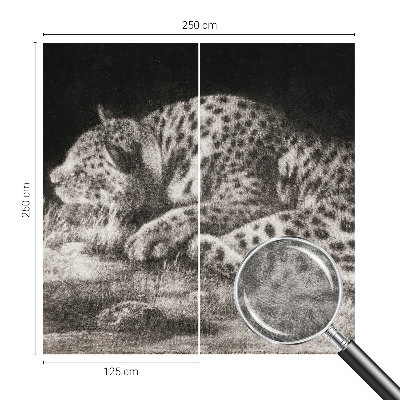 Foto tapeta za zid Leopard se odmara