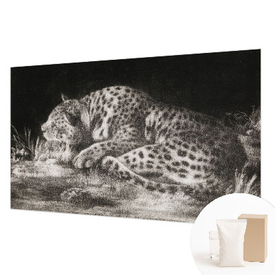 Foto tapeta za zid Leopard se odmara