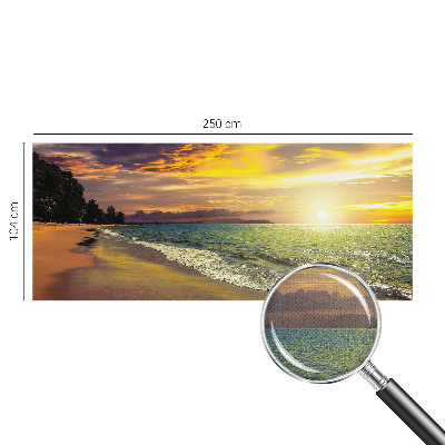 Samoljepljiva fototapeta za dnevni boravak Plaža u zalasku sunca