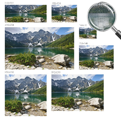 Samoljepljiva fototapeta Planinsko jezero