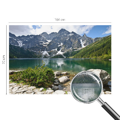 Samoljepljiva fototapeta Planinsko jezero