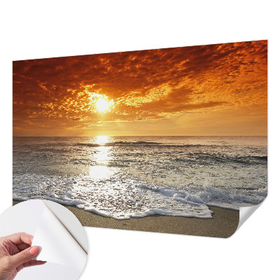 Samoljepljiva fototapeta za dnevni boravak s motivom oceanskih valova