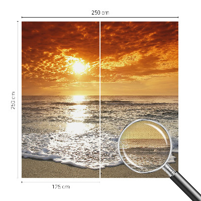 Samoljepljiva fototapeta za dnevni boravak Oceanski valovi