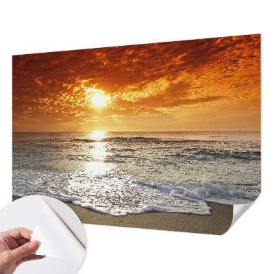 Samoljepljiva fototapeta za dnevni boravak Oceanski valovi