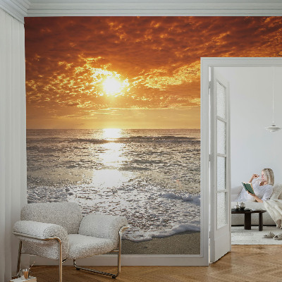 Samoljepljiva fototapeta za dnevni boravak Oceanski valovi